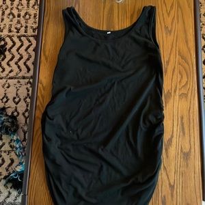 Maternity black tank